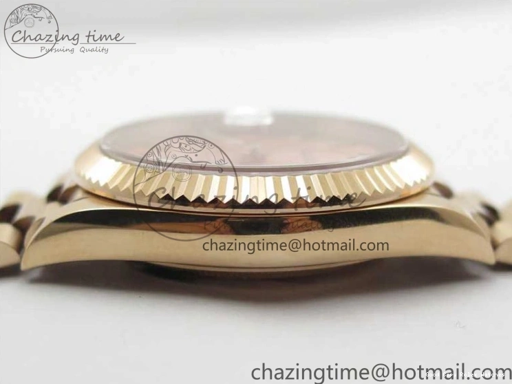 Good Copy Rolex Watches RG Popular RG Bracelet T on New 228239 BP Dial 2834 Markers Version 40mm RG Day-Date President Dial 904 A Crystal 0111